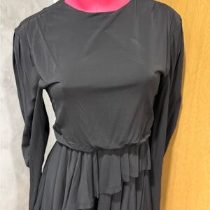 H&M Asymmetrical Black Dress